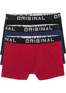 Lot de 3 boxers coton, bonprix