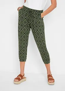 3/4-Hose aus fließendem Viskosemix, bonprix