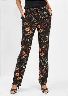 Pantalon taille élastiquée  en viscose, bonprix