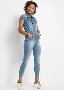 Jeans-Jumpsuit mit Knöpfen, RAINBOW