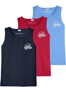 Tanktop aus reiner Baumwolle (3er Pack), bonprix