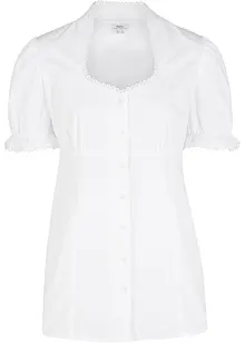 Blouse bavaroise à col Blanche-Neige, bonprix