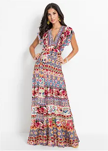 Robe longue avec lien à nouer, bonprix