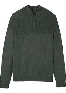 Troyer Pullover mit Baumwolle, bonprix