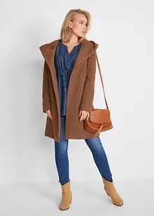 Manteau court à teneur en laine, bonprix