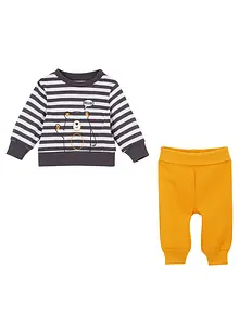 T-shirt bébé et pantalon sweat (Ens. 2 pces.) coton, bonprix