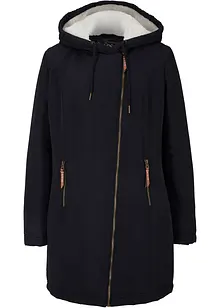 Jacke mit Teddyfell-Kapuze, bonprix