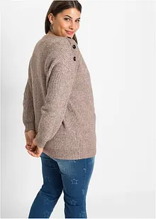 Pullover mit Knöpfen, bonprix