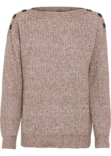 Pullover mit Knöpfen, bonprix