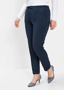 Pantalon à pinces avec taille extensible, bonprix