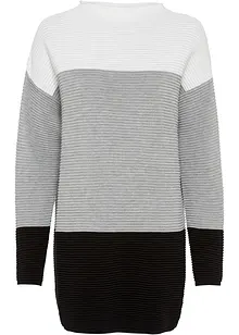 Gestreifter Long-Pullover, bonprix