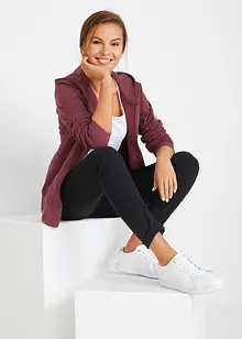 Kapuzen-Sweatjacke aus reiner Baumwolle, bonprix