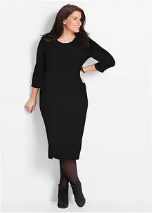 Shirt-Kleid mit 3/4-Ärmeln, bonprix