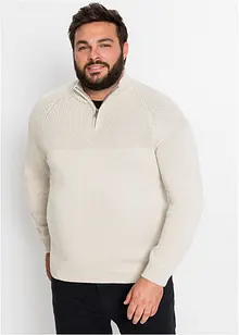 Troyer Pullover mit Komfortschnitt, bonprix