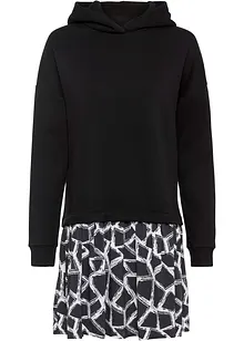 Robe sweat style 2 en 1, bonprix