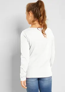 Mädchen Langarmshirt Bio-Baumwolle, bonprix