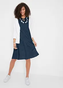 Robe-tunique en coton, manches courtes, bonprix