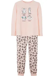 Mädchen Pyjama (2-tlg. Set) mit Bio-Baumwolle, bonprix