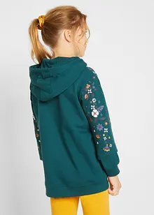 Mädchen Kapuzensweatshirt Bio-Baumwolle, bonprix