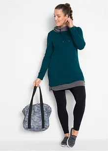 Longsweatshirt mit Leggings (2-tlg. Set), bonprix