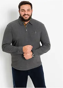 Piqué-Poloshirt, Langarm, bonprix