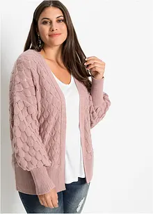 Ajour-Strickjacke, bonprix