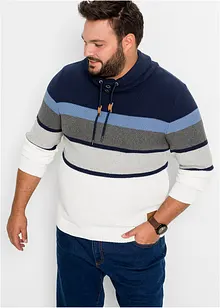 Pull en grosse maille à col tube 100% coton, bonprix