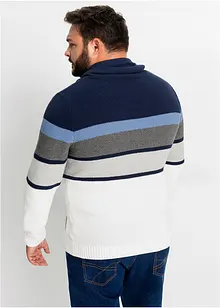 Pull en grosse maille à col tube 100% coton, bonprix