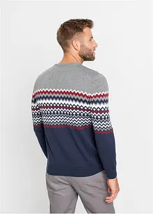 Norweger Pullover mit reiner Baumwolle, bonprix