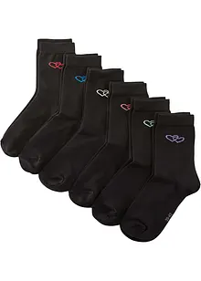 Socken mit Bio-Baumwolle (6er Pack), bonprix