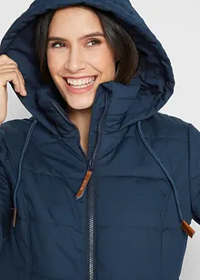 Outdoorjacke mit Lederimitat-Details, bonprix