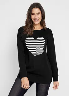 Baumwoll-Langarmshirt, bedruckt, bonprix