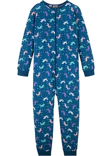 Mädchen Schlafoverall mit Puppenoverall aus Bio-Baumwolle (2-tlg. Set), bonprix