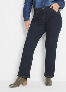 Jean droit taille mi-haute, extensible, bonprix