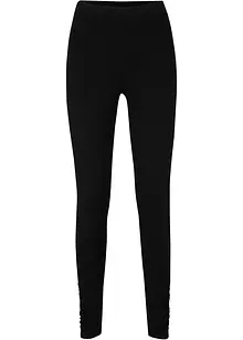 Baumwoll-Leggings mit breitem Bequembund und Raffungsdetail, bonprix