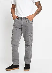 Pantalon cargo 100% coton, coupe droite et loose, bonprix