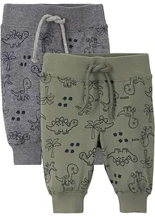 Baby Shirthose aus Bio Baumwolle (2er Pack), bonprix