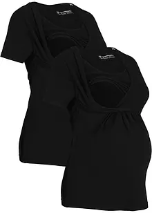 2-in-1 Umstands- und Stillshirts (2er Pack​), bonprix