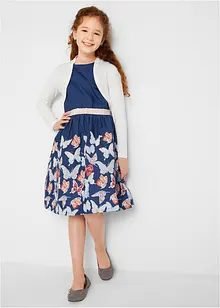 Mädchen Kleid mit Schmetterlingsdruck, bonprix