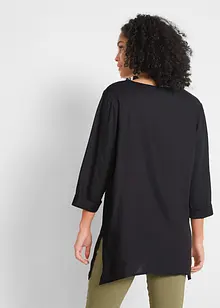 Oversize Blusenshirt mit Zipfelsaum, bonprix