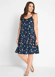 Robe en jersey à imprimé floral, bonprix