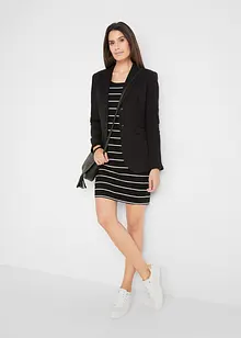 Robe en jersey extensible à manches courtes, bonprix