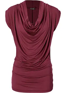 Shirt mit Wasserfall-Ausschnitt, bonprix