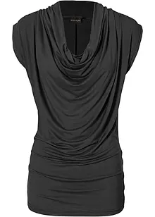 Shirt mit Wasserfall-Ausschnitt, bonprix