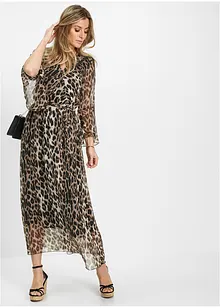 Maxikleid mit Leo-Druck, bonprix