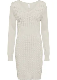Strickkleid mit Zopfmuster, bonprix