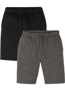 Lot de 2 bermudas en jersey léger, bonprix