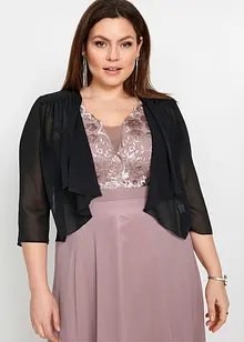 Chiffon- Bolero mit recyceltem Polyester, bonprix