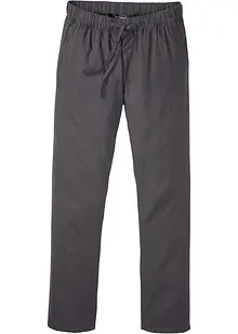 Regular Fit Chino-Schlupfhose mit Leinenanteil, Straight, bonprix