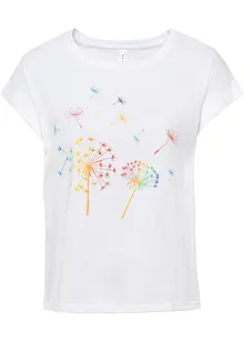 T-Shirt mit floralem Print, bonprix